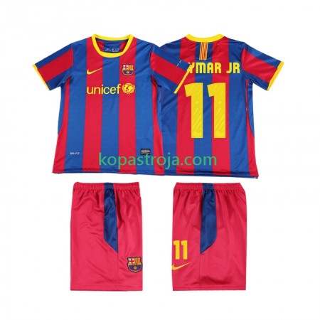 Billiga Fotbollströjor FC Barcelona Neymar JR 11 2010 2011 Retro Barn Hemma tröja Kortärmad